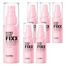 쏘내추럴 뱅 헤어 세팅 픽서, 6개, 50ml