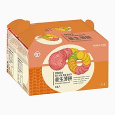 台酒 酒粕養生薄餅禮盒 綜合, 紅麴 + 黑糖 + 南瓜 + 藍綠藻, 1組