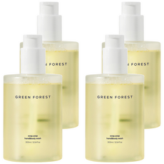 1555 소프소프 핸드앤바디워시 그린포레스트향, 4개, 300ml