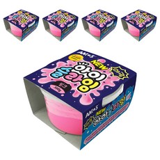 아모스 아이슬라임, 야광핑크, 300g, 5개