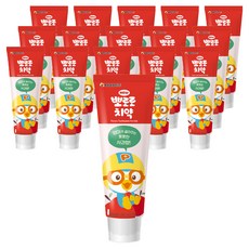 Pororo新款兒童牙膏蘋果味, 90g, 16個