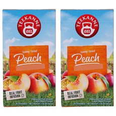 TEEKANNE 恬康樂 蜜桃茶包, 2.5g, 20包, 2盒