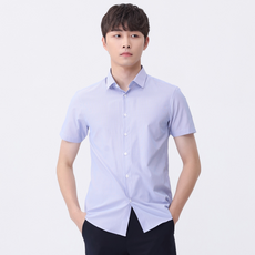 Mind Bridge 細條紋短袖襯衫 MUDS3182