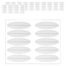 黑暗透明壓花雙眼皮貼基本款 20p, 8個, 單色