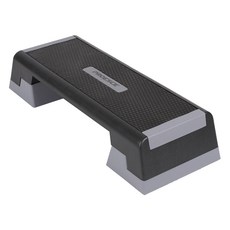 프로이스 3단 에어로빅 스텝박스, 블랙 + 그레이