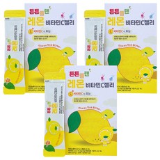 aram farm 維他命C果凍條, 檸檬黃, 3個