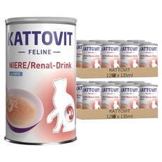 KATTOVIT 康特維 腎臟保健營養肉汁貓罐, 24罐, 135ml, 雞+鴨