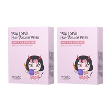 Moeta Pop 惡魔劉海燙髮套組, 隨機出貨, 2組