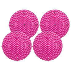 Bonitory 足部按摩圓形指壓墊 小款 37cm, 粉紅色, 4個