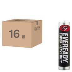EVEREADY 永備 碳鋅 AAA 電池 16顆, 1組