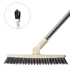 Novea V型縫隙浴室長柄站立式地板清潔刷, 1個, 米色