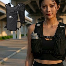 Eight Stadium 越野跑背心, 黑色