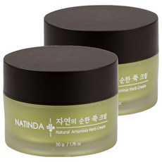 나틴다 자연담은 순한 쑥크림, 50g, 2개