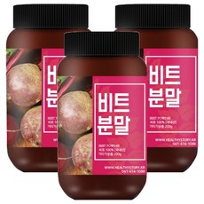 건강스토리 국내산 비트 분말, 200g, 3개