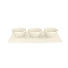 Villeroy&Boch Manufacture Rock Blanc 深碗 26cm, 單一顏色, 4個