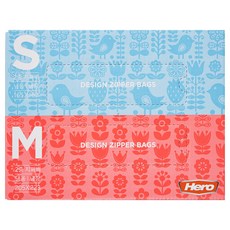 Hero 設計款夾鏈袋 S 70入 + M 50入, S+M, 120入, 1組