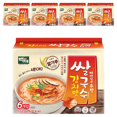 백제 김치맛 쌀국수 멀티팩, 552g, 5개