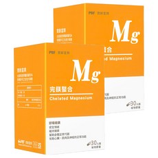 PBF 寶齡富錦 完鎂螯合 植物膠囊, 30顆, 2盒