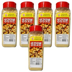金河姜味粉, 5個, 400g
