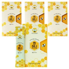 찐허니 사양벌꿀스틱, 100g, 4개