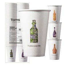 Tamsaa 高磅數紙杯 330ml, 1套