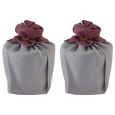 고서임의 함초소금 원형용기 꽃매듭 은비보라, 300g, 2개