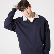 OKSTAR 撞色拉鍊POLO衫 T 0CC001