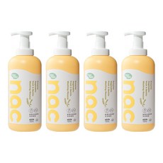 nac nac 酵素奶瓶餐盤蔬果洗潔慕斯, 4個, 700ml