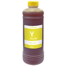 Fullcolors 全彩 HP 全型號相容填充墨水 500ml, 黃色, 1個