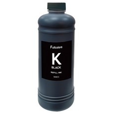 Fullcolors 全彩 EPSON 全型號相容填充墨水 500ml, 黑色, 1個