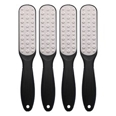 양면 발 각질제거기 굳은살 스크럽 블랙, 58g, 4개, 1개입