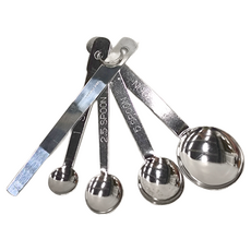 FREIZ 和平 不鏽鋼量勺套裝, 日本製造, 含4種尺寸, 1組
