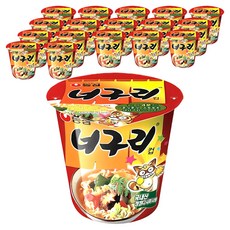 농심 너구리 컵라면 62 g, 18개