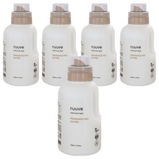 Lov'e 嬰兒純素 EQ FREE 衣物柔軟精 無香, 1L, 5個