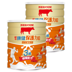 RED COW 紅牛 康健保護力奶粉 高鈣益生菌配方, 1.5kg, 2罐