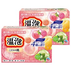 온포 탄산입욕제 복숭아, 2개, 800g