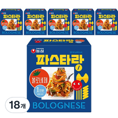 농심 파스타랑 볼로네제, 18개, 180g