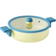 네오플램 인덕션 대니쉬 전골냄비, 24cm, 혼합색상, 1개