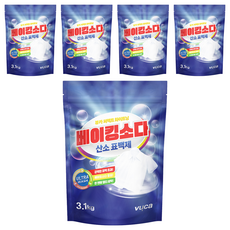 vuca 完美亮白小蘇打氧漂劑, 5個, 3.1kg