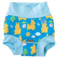 Splash About Happy Nappy 全新3D游泳尿布褲 男女通用 Rody跳跳馬 一起去郊遊, XL, 1件