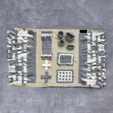 超細纖維狗狗嗅聞墊 大, 灰色, 1個