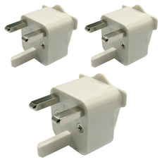 Kinyo 轉換接頭 J-16, 白色, 3個