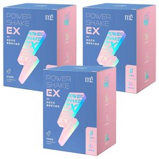 m2 美度 Power Shake EX超能奶昔升級版 草莓優格, 8包, 3盒