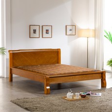 이조농방 엘100 온열흙침대 프레임 + 확장형 보료 세트 방문설치, 월넛(프레임), 단일색상(보료)