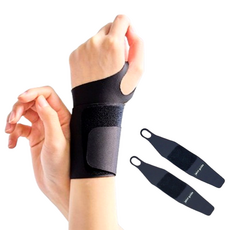 關節嚮導 修身護腕, 黑色, 2個