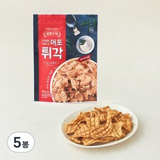 주일 일품수제 어포 튀각, 100g, 5봉