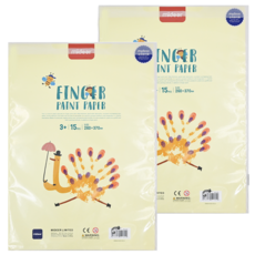 mideer 手指塗鴉畫紙, 2本, 無