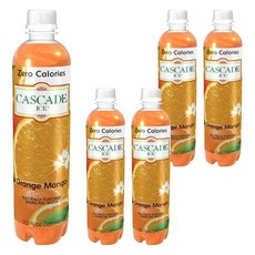 CASCADE 橘子芒果氣泡飲, 509ml, 5個