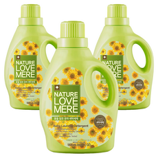 네이쳐러브메레 꽃을 담은 유아 세탁 세제 국화꽃향, 1.8L, 3개