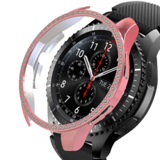 LuA lovel Galaxy Watch水鑽防摔保護殼, 粉色